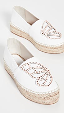 Sophia Webster - Butterfly Espadrille Platform Flats