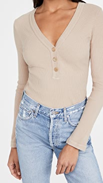 Citizens of Humanity - Scarlett Rib Henley Top