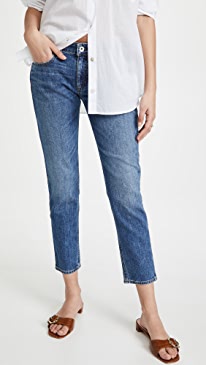 Rag & Bone - Dre Low Rise Slim Boyfriend Jeans