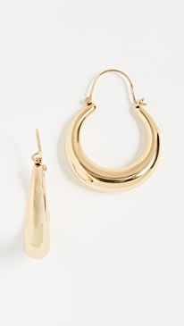 Luv Aj - Martina Tube Hoop Earrings