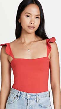 Susana Monaco - Ruffle Sleeve Tank