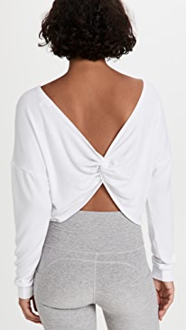 Beyond Yoga - Do The Twist Cropped Pullover