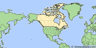 Location of Yellowknife