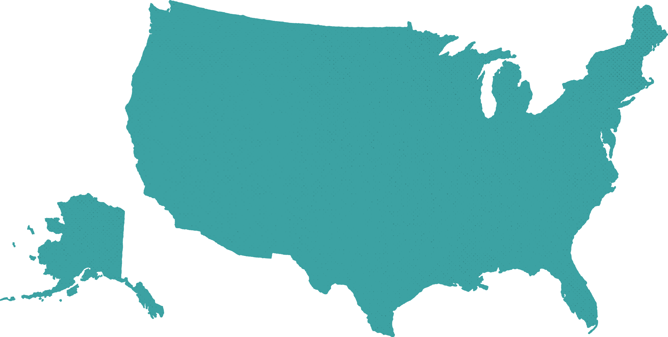 10up United States map outline