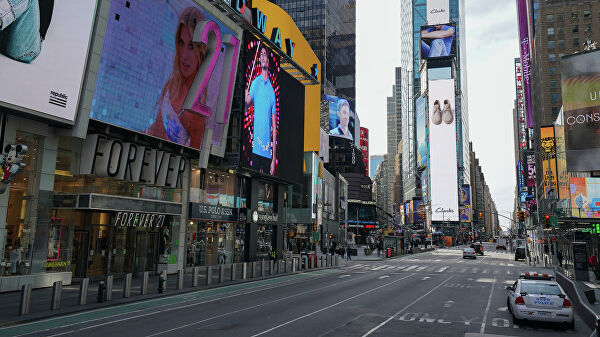 Улица Таймс-сквер в Манхэттене