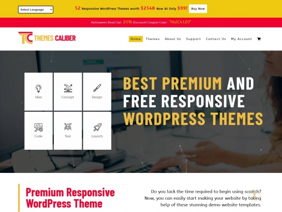 ThemesCaliber homepage