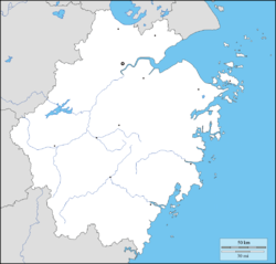 Tongxiang is located in Zhejiang