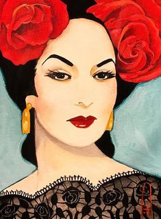   Mexican Artwork, Mexican Paintings, Mexican Folk Art, Drawings Pinterest, Latino Art, Graffiti Tattoo, Portrait Art, Portraits, Types Of Art