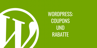 WordPress - Coupons und Rabatte