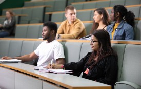 Students in a lecture