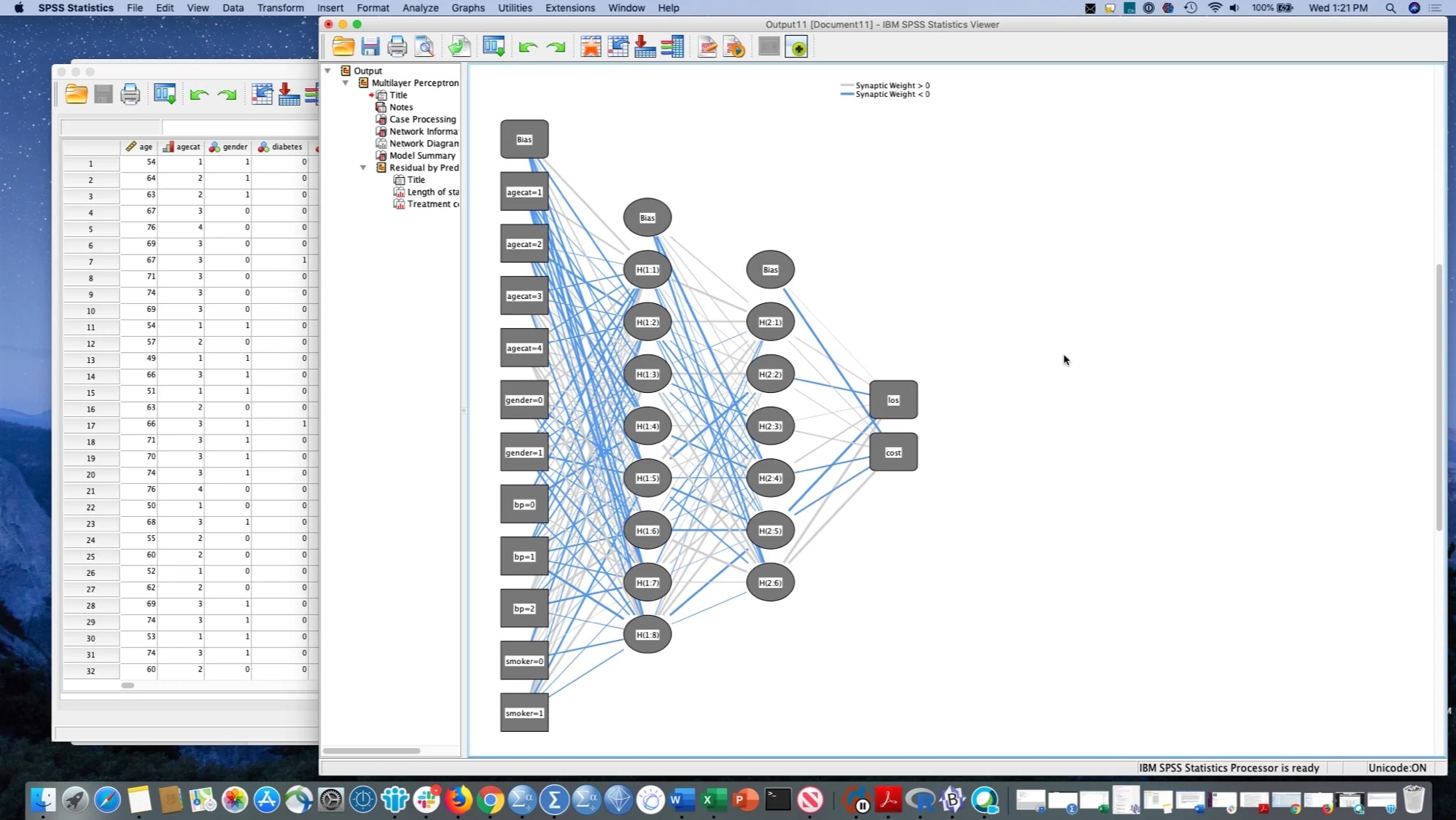 screenshot showing bayesian procedures