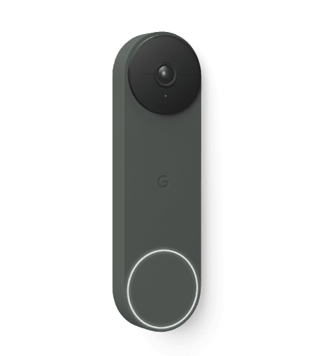 Front-facing shot of the Nest Doorbell (battery)