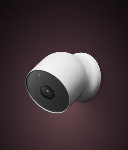 Angled shot of Nest Doorbell (Battery)