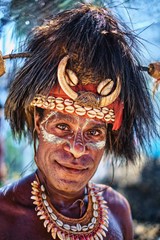 New Guinea tribesman