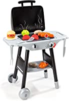 Smoby Smoby Roleplay BBQ Plancha Grill with 16-piece accessory set, Black Playset, 19.69 x 14.57 x 28.43 inches , Black/Grey