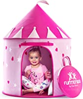 Princess Castle Play Tent with Glow in The Dark Stars, Conveniently Folds in to A Carrying Case, Your Kids Will Enjoy...