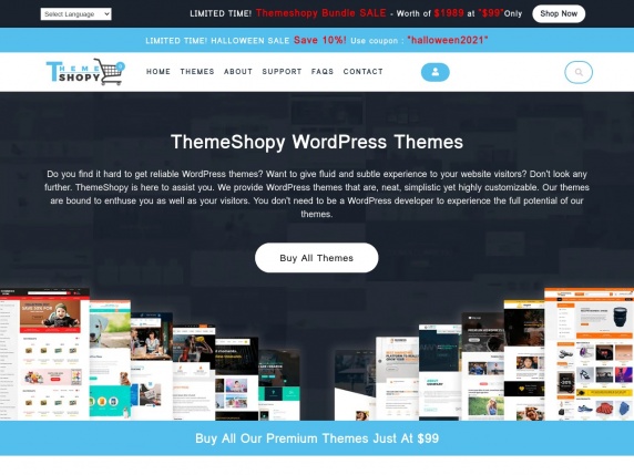 ThemeShopy โฮมเพจ