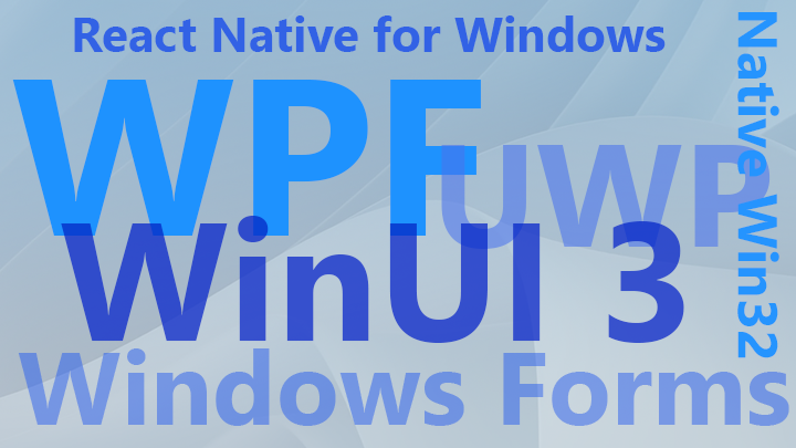 Testo con WPF, UWP, WinUI 3, Windows Forms