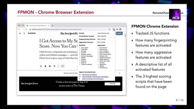 The Elephant In The Background: Empowering Users Against Browser Fingerprinting