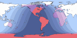 Map of May 24, 1910 eclipse viewability