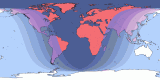 Map of Nov 16, 1910 eclipse viewability