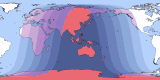 Map of Aug 28, 2072 eclipse viewability