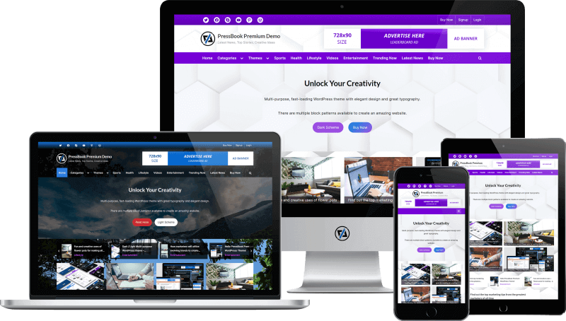 PressBook Premium - WordPress Theme