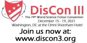 DisCon III ad, text reads December 15-19, 2021 Washington DC at the Omni Shoreham Hotel, Join us: www.discon3.org