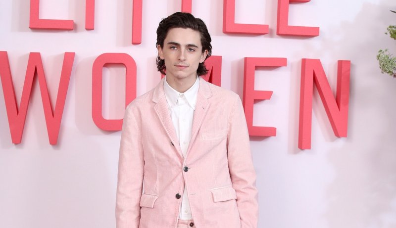 Timothée Chalamet w różu 