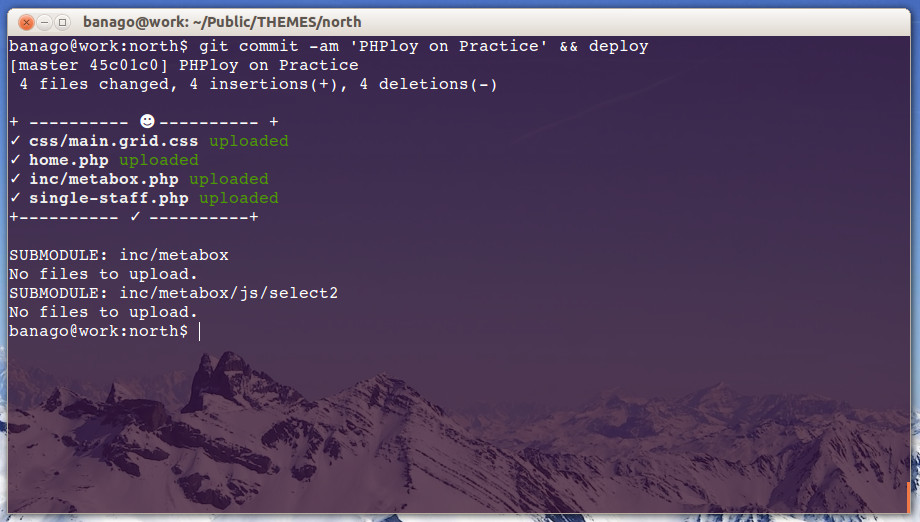 PHPloy - PHP Git Deploy