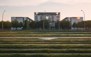 Das Bundeskanzleramt in Berlin