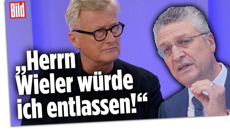 Screenshot Bild Live mit Hans-Ulrich Jörges: "Herrn Wieler würde ich entlassen!"