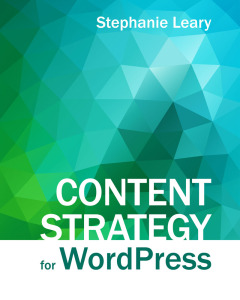 book cover of Content Strategy for WordPress