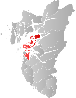 Location of Stavanger kommune