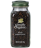 Simply Organic Whole Black Peppercorns