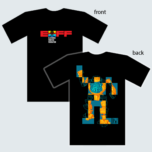 EFF DEF CON 29 Pixel Mech T-Shirt