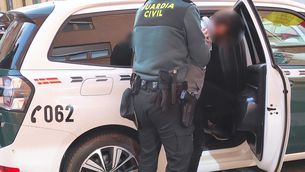 Moment de la detenció d'un home a Zamora