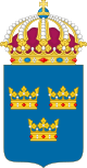 Lesser coat of arms of Sweden