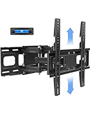 KDG Full Motion TV Wall Mount with Height Setting, TV Mount Bracket for Most 32-65 Inch LED LCD 4K Flat Screen Curved TV, Articulating Swivel Tilt Extension Max VESA 400x400mm Loading up to 121lbs