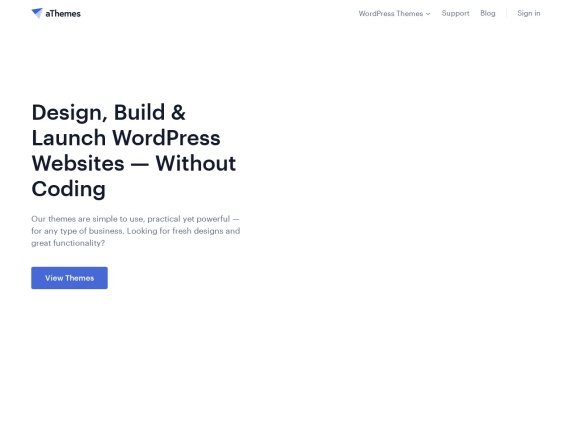 aThemes homepage