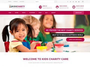 Kids Charity HTML5 Template