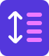 Spacing control icon