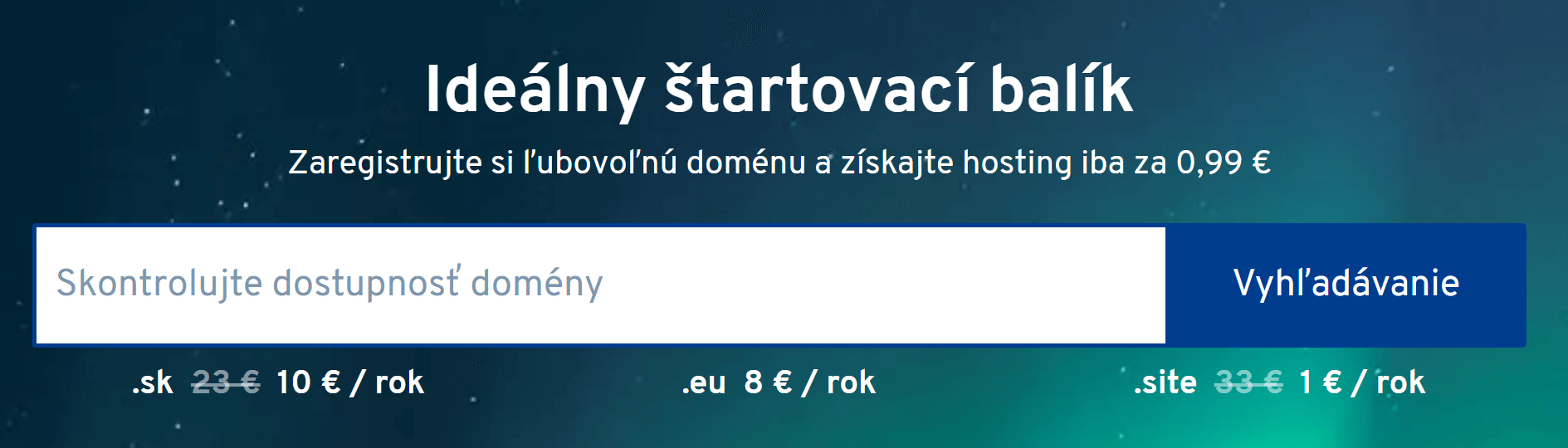 Vyhľadávač domén