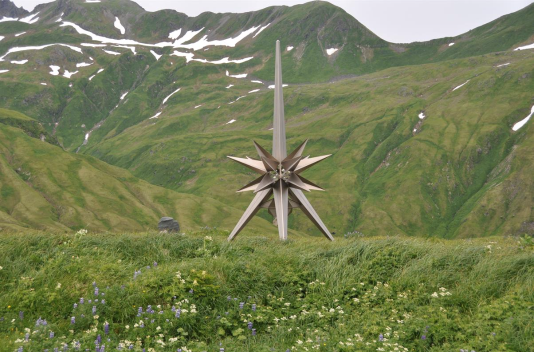 World War II Peace Memorial on Attu Island.