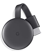 Google Chromecast - Streaming Device with HDMI Cable - Stream Shows, Music, Photos, and Sports from Your Phone to Your TV