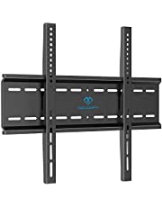 PERLESMITH Fixed TV Wall Mount Bracket, Low Profile Design for Most 26-47 inch LED, LCD, OLED, 4K Flat Screen TVs, Ultra Slim Fixed Mounting Bracket with Max VESA 400x400mm Weight up to 115lbs, PSML1