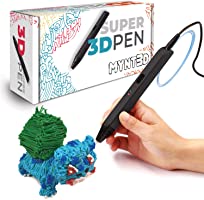 MYNT3D Super 3D Pen, 1.75mm ABS and PLA Compatible 3D Printing Pen