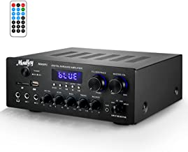 Moukey Home Audio Amplifier Stereo Receivers with Bluetooth 5.0, 220W 2 Channel Power Amplifier Stereo System, w/USB, SD, ...