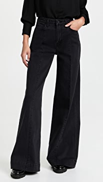 L'AGENCE - Sandy High Rise Wide Leg Jeans