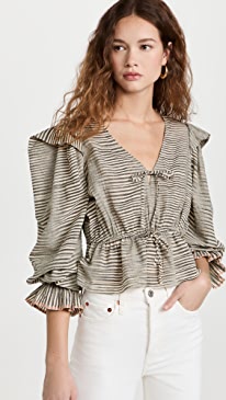 Ulla Johnson - Ophelia Striped Blouse